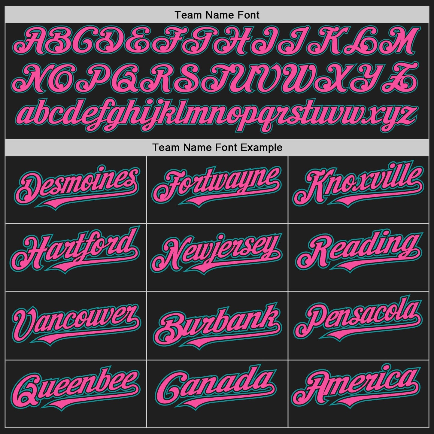 Custom Black Teal-Pink Authentic Baseball Jersey