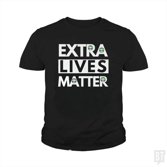 Extra Lives Matter Kids Shirt