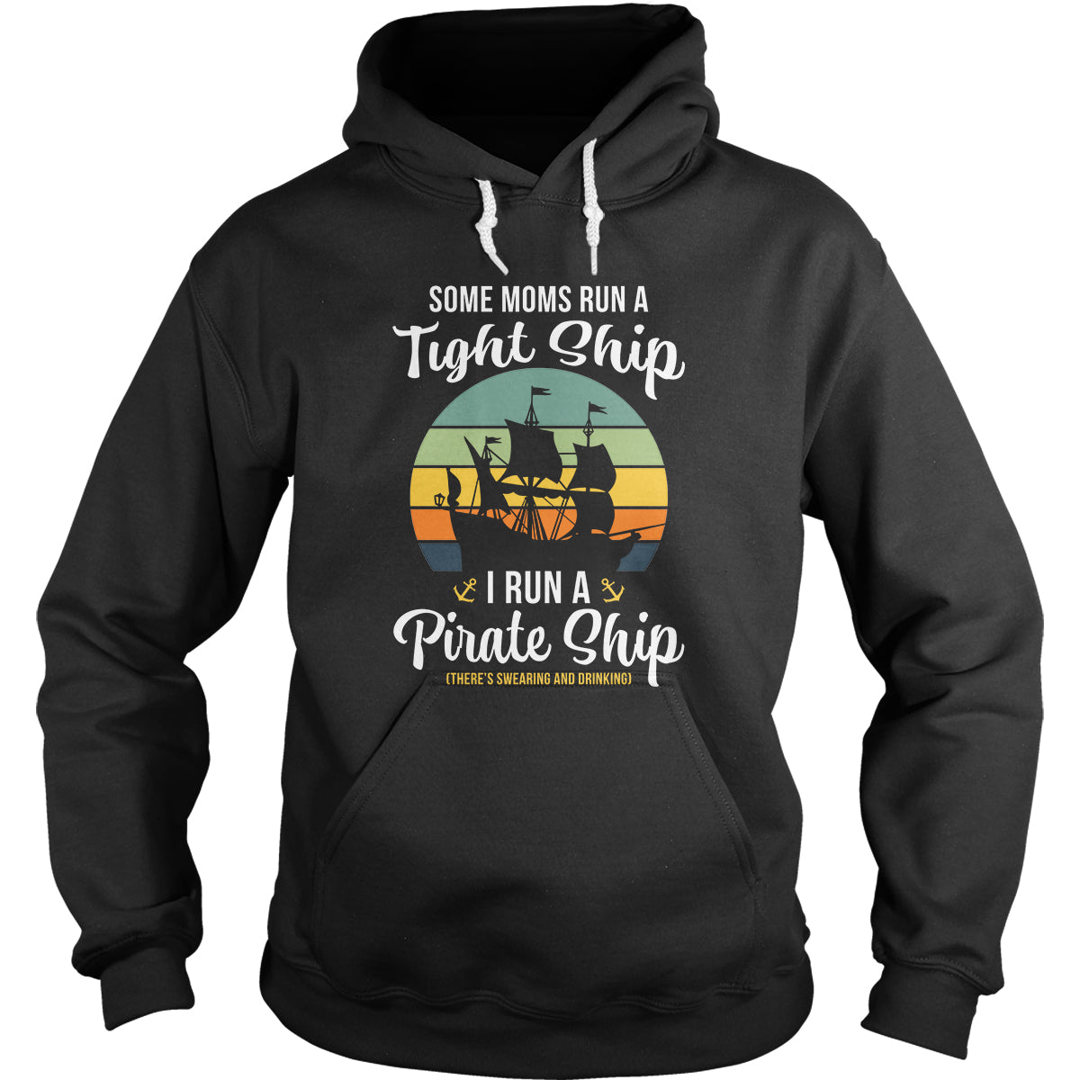Mom Pirate Ship Hoodie