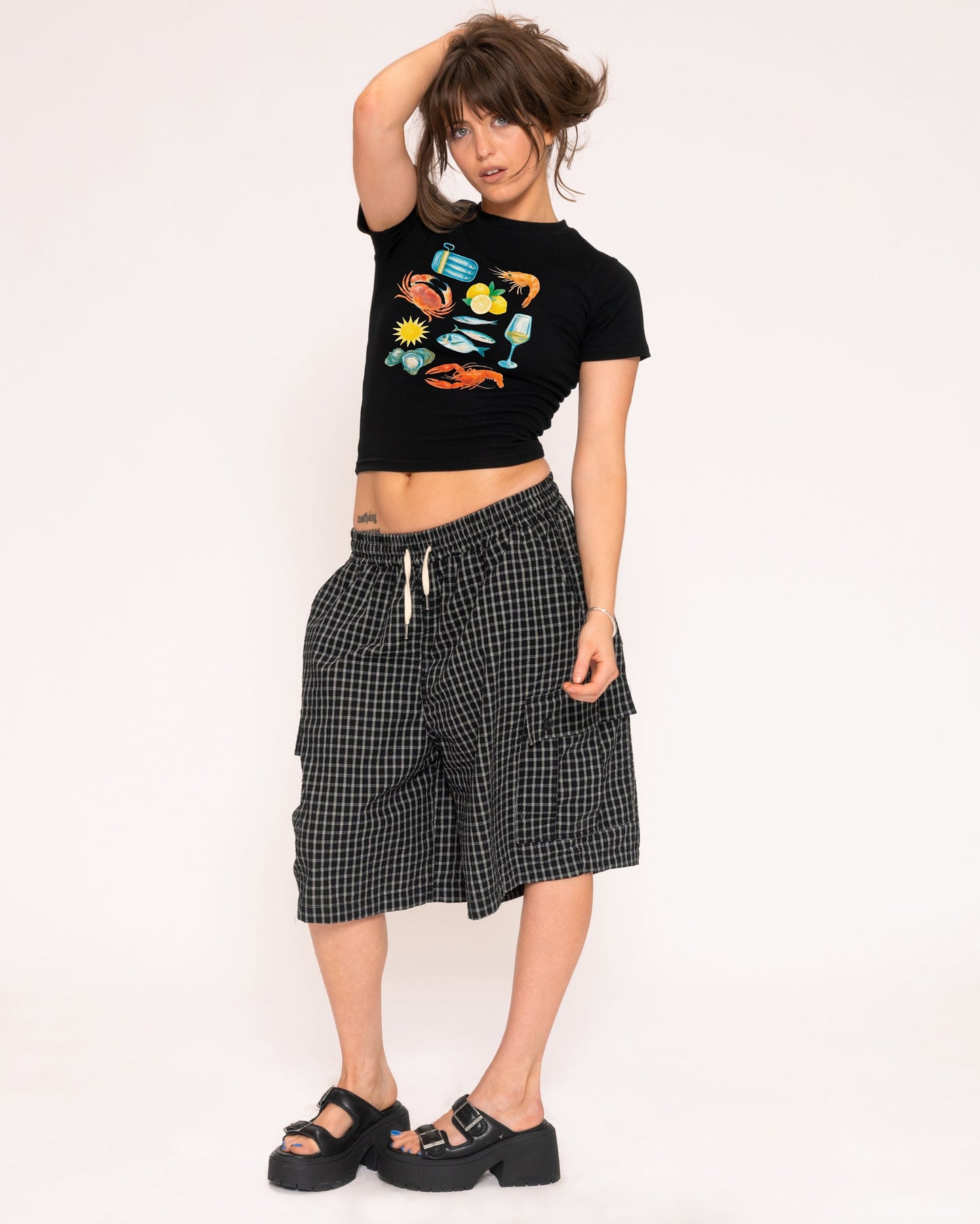 Seafood Platter Longline Baby Tee