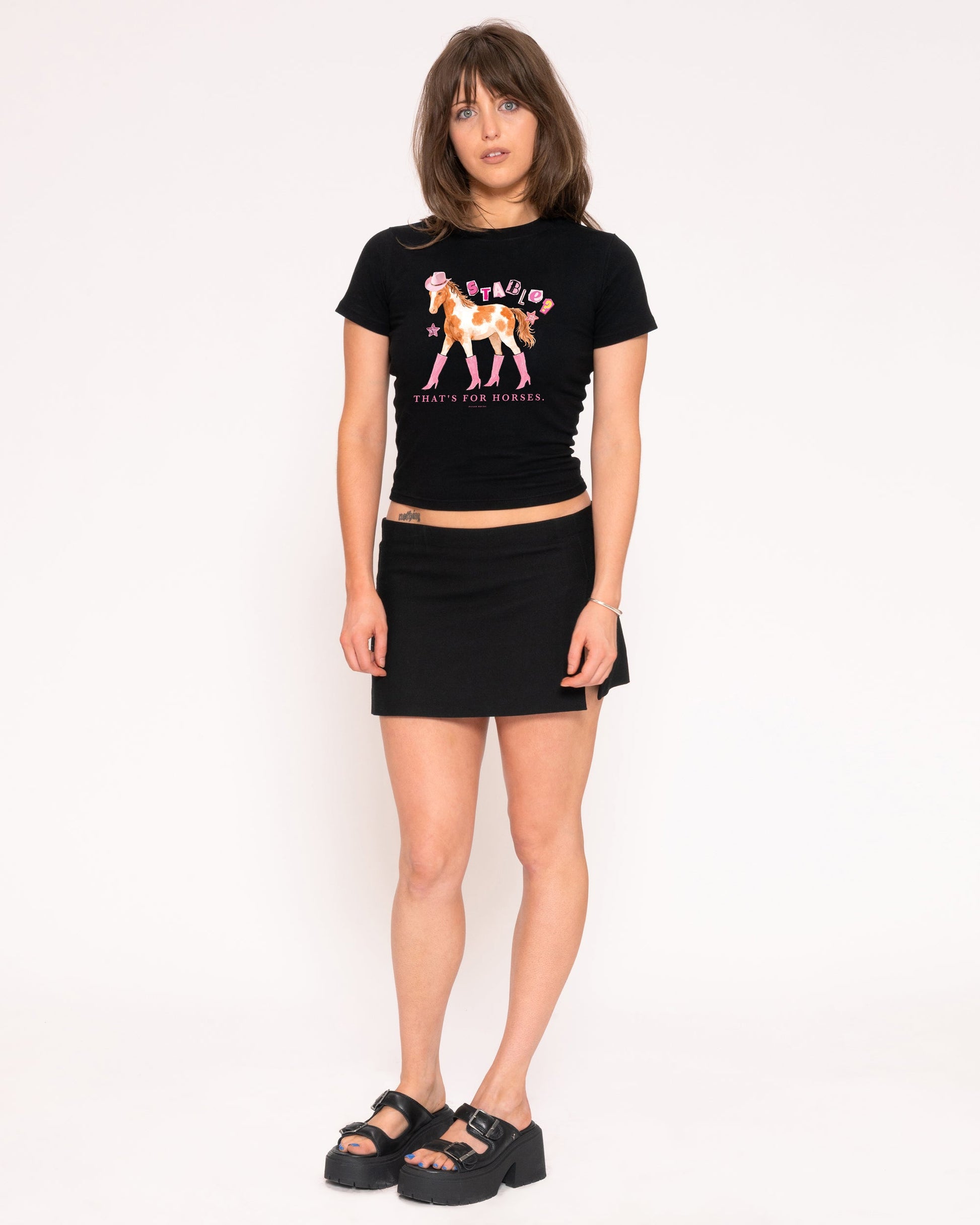 Stable? That's For Horses Longline Baby Tee