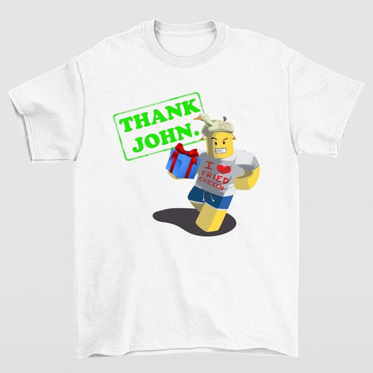 Blame John I Love Fried Chicken Shirt Funny and Quirky Design Meme Hoodie, Sweatshirt | InkThreadWorks.com