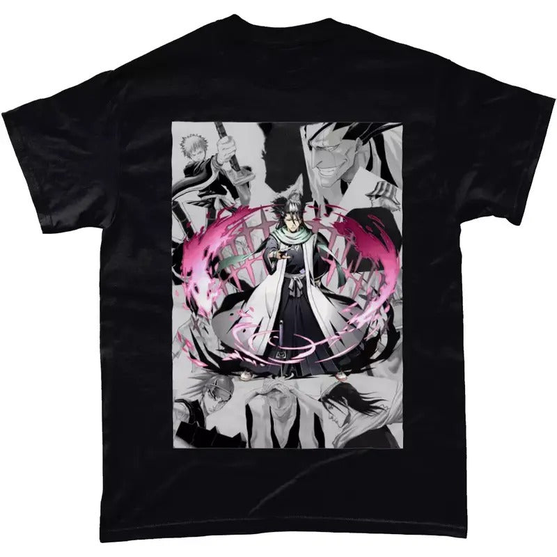 Bleach BYAKUYA BANKAI Manga Strip Anime Unisex Tshirt T-Shirt Tee ALL SIZES Hoodie, Sweatshirt | InkThreadWorks.com
