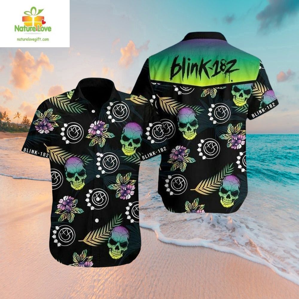 Blink 182 Hawaiian Shirt Music Band Apparel