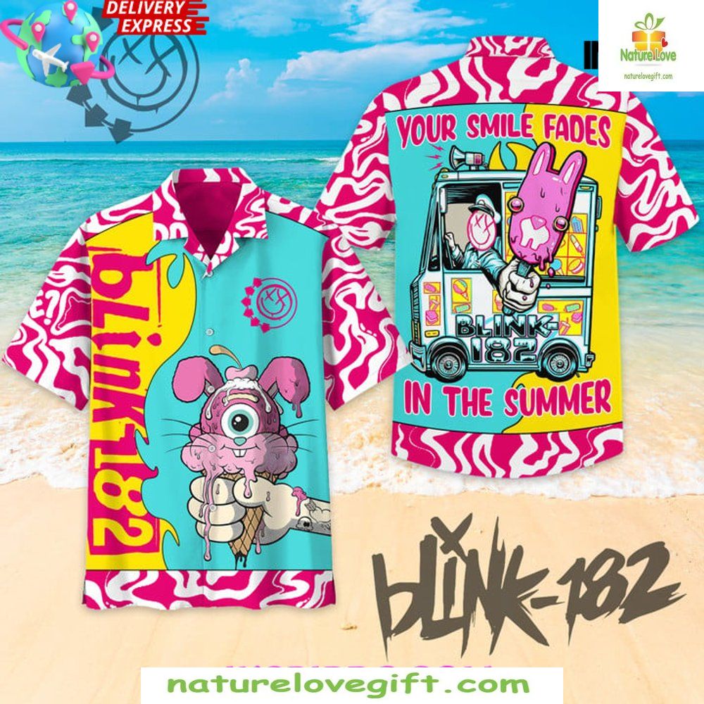 Blink 182 Hawaiian Shirt Summer Design