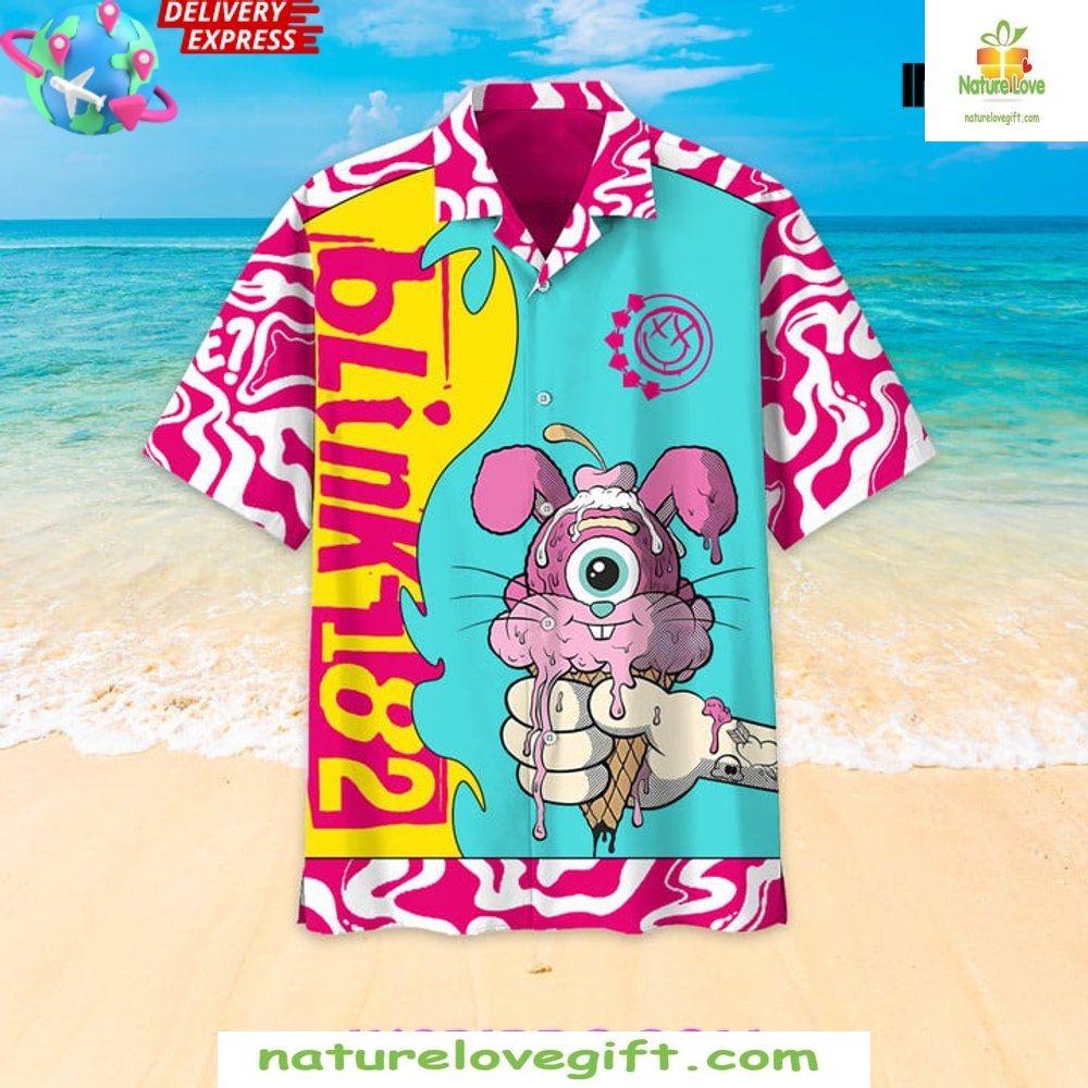 Blink 182 Hawaiian Shirt Summer Design