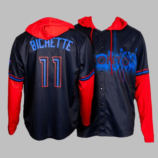 Blue Jays Bo Bichette Layered City Connect Jersey Giveaway 2025 - Grishko.com