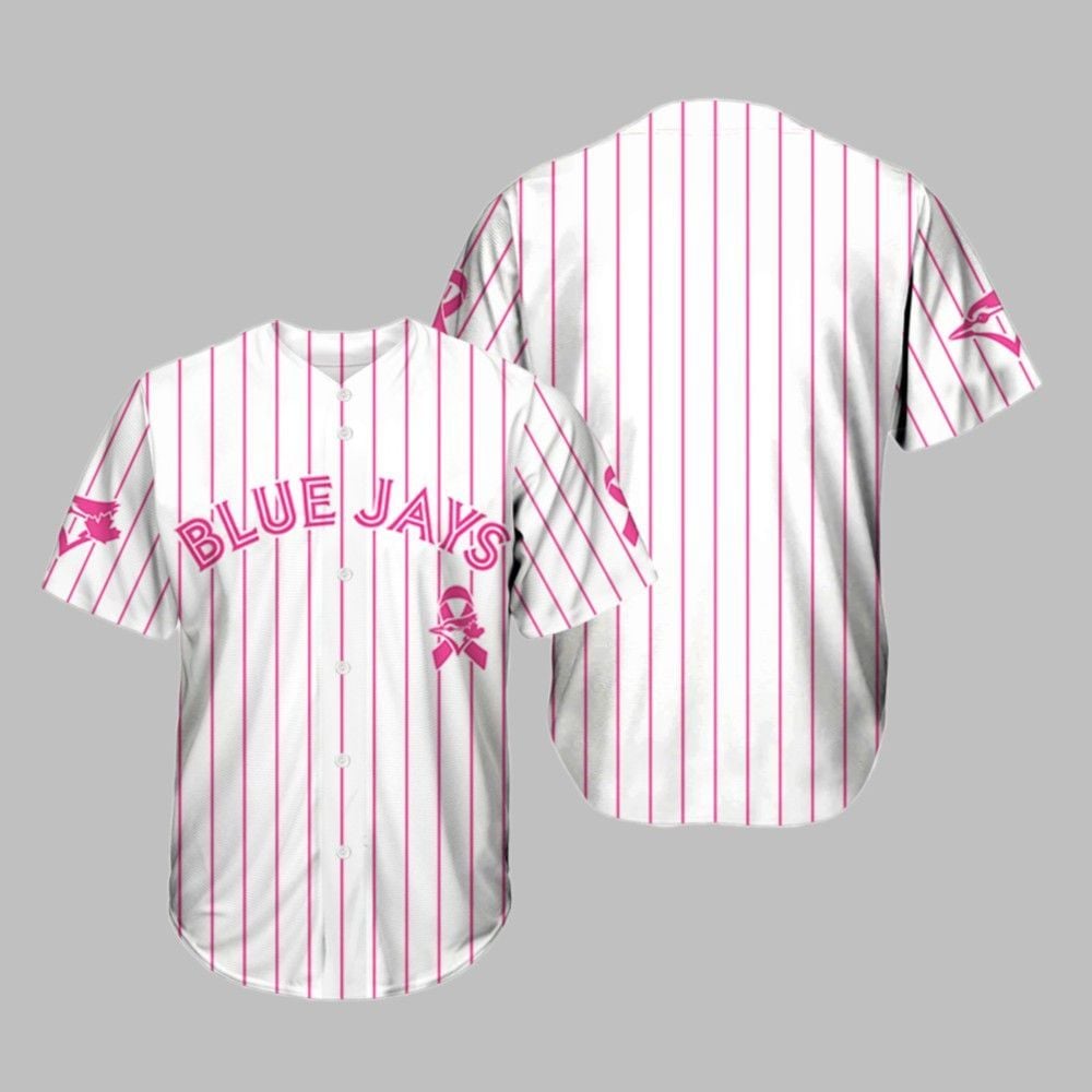 Blue Jays Breast Cancer Awareness Game Night Jersey 2025 - Grishko.com