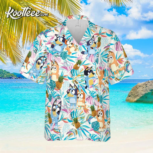 Bluey Birthday Family Hawaiian Shirt