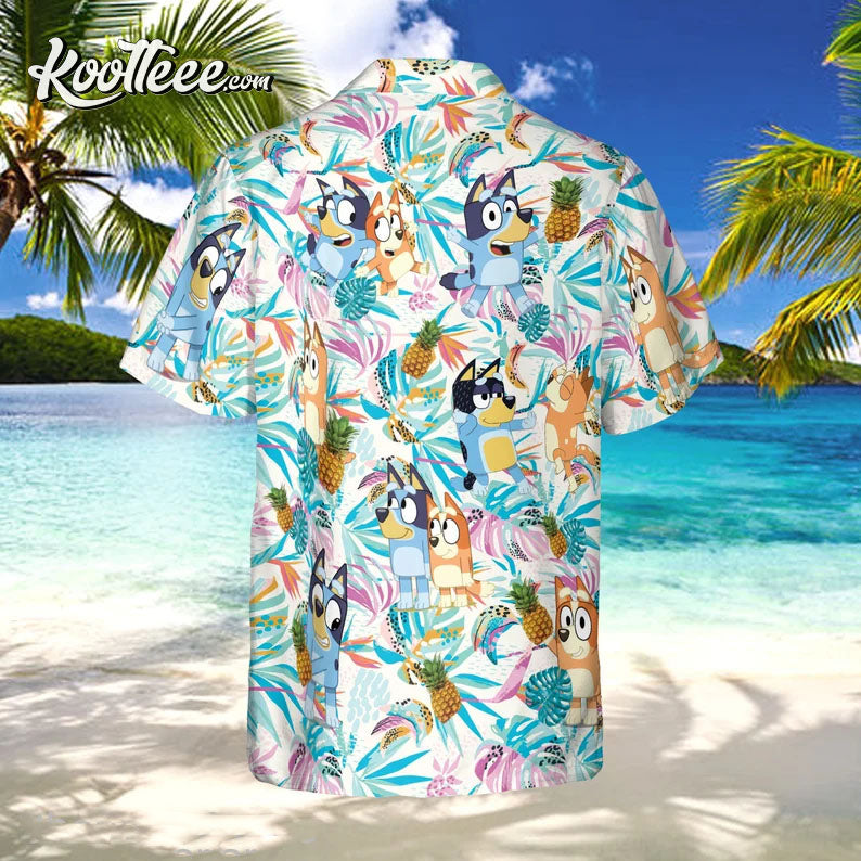 Bluey Birthday Family Hawaiian Shirt