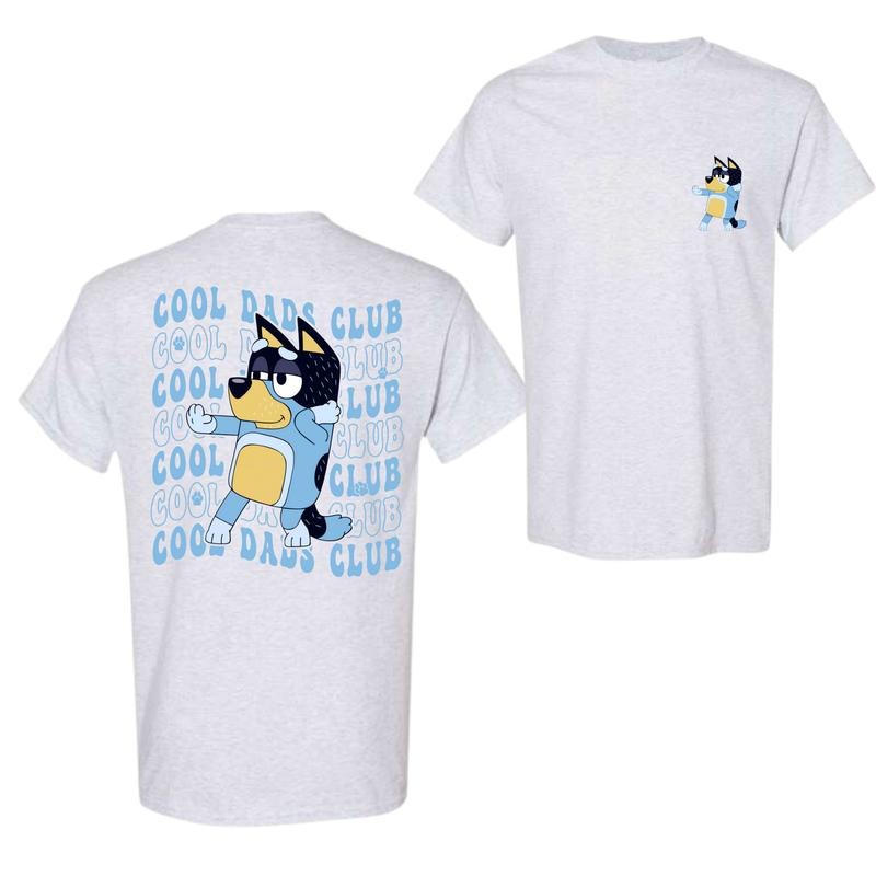 Bluey Cool Dad Club Shirt, Bandit Cool Dad Club Tshirt, Dad Sweatshirt, Bluey Father's Day Shirt Hoodie | InkThreadWorks.com