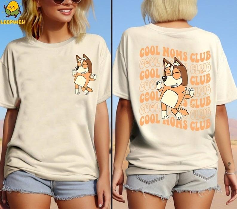 Bluey Cool Mom Club Shirt | Bluey Cool Mom Shirt | Chilli Heeler Shirt | Bluey Mama Tshirt | Bluey Family Shirt | Bluey...