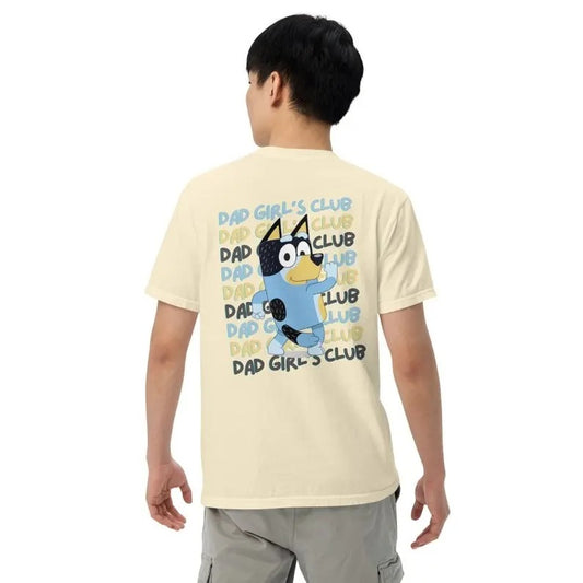 Bluey Dad Girls Club Shirt | Bandit Dad Girls Club Tshirt | Bluey Bandit Shirt | Dad Birthday Gift | Dad Bluey Shirt |...