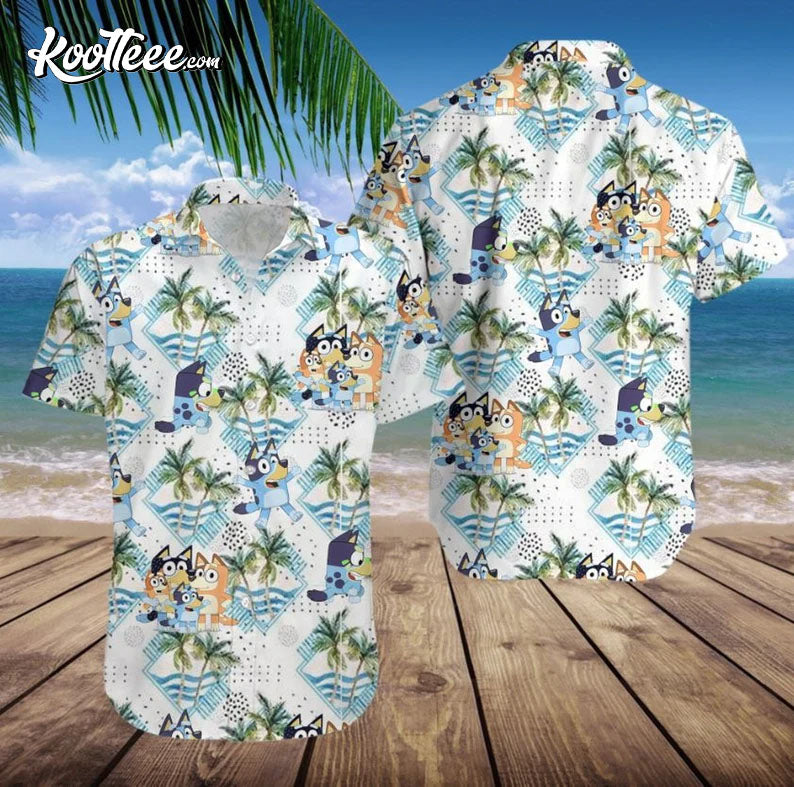 Bluey Dad Life Family Fathers’ Gift Hawaiian Shirt