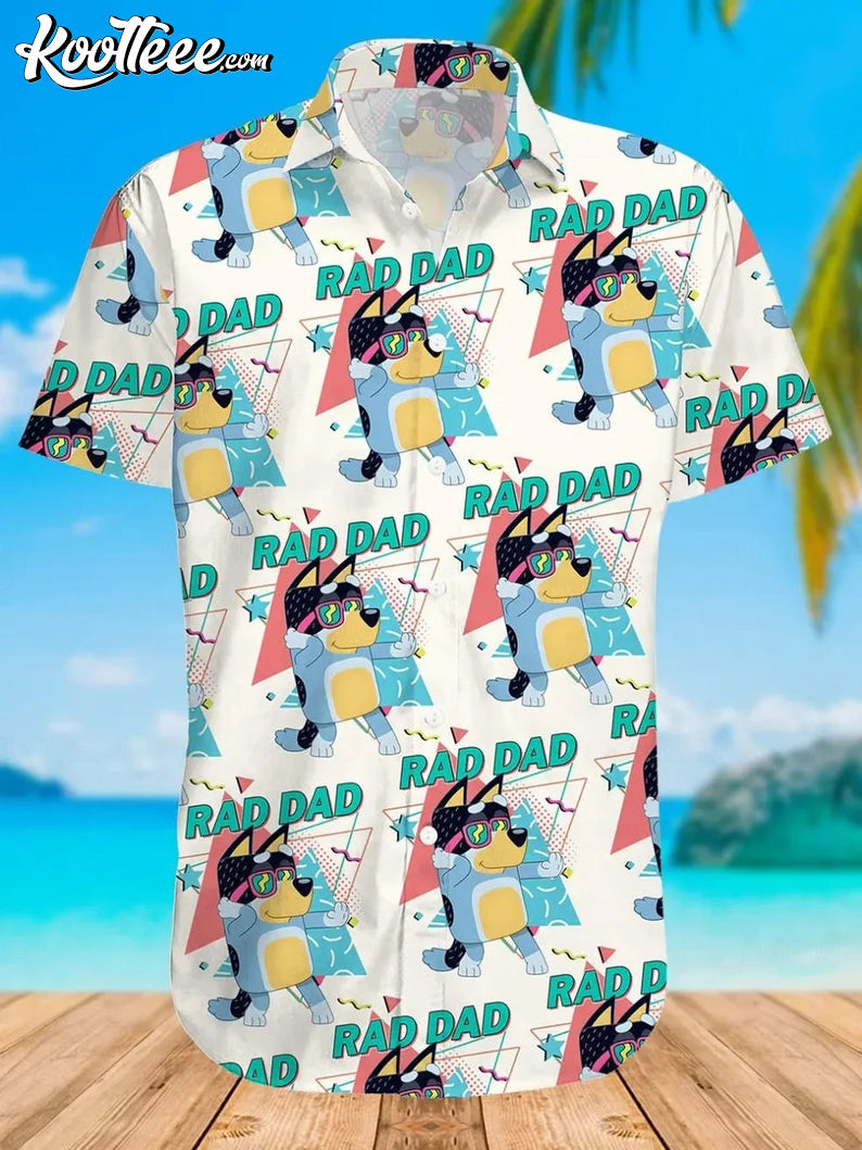 Bluey Father’s Day Gift Hawaiian Shirt