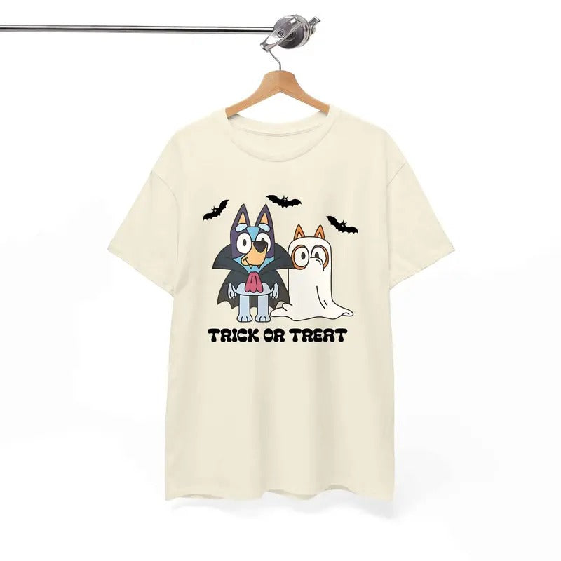 Bluey Halloween Tshirt, Sweatshirt, Hoodiestyle{n002}4 Hoodie | InkThreadWorks.com