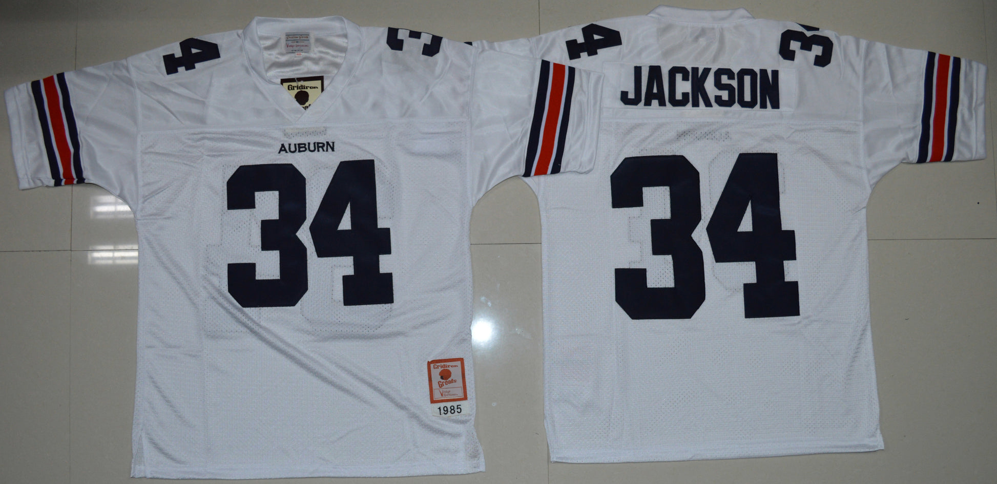 Bo Jackson 34 White Style 2