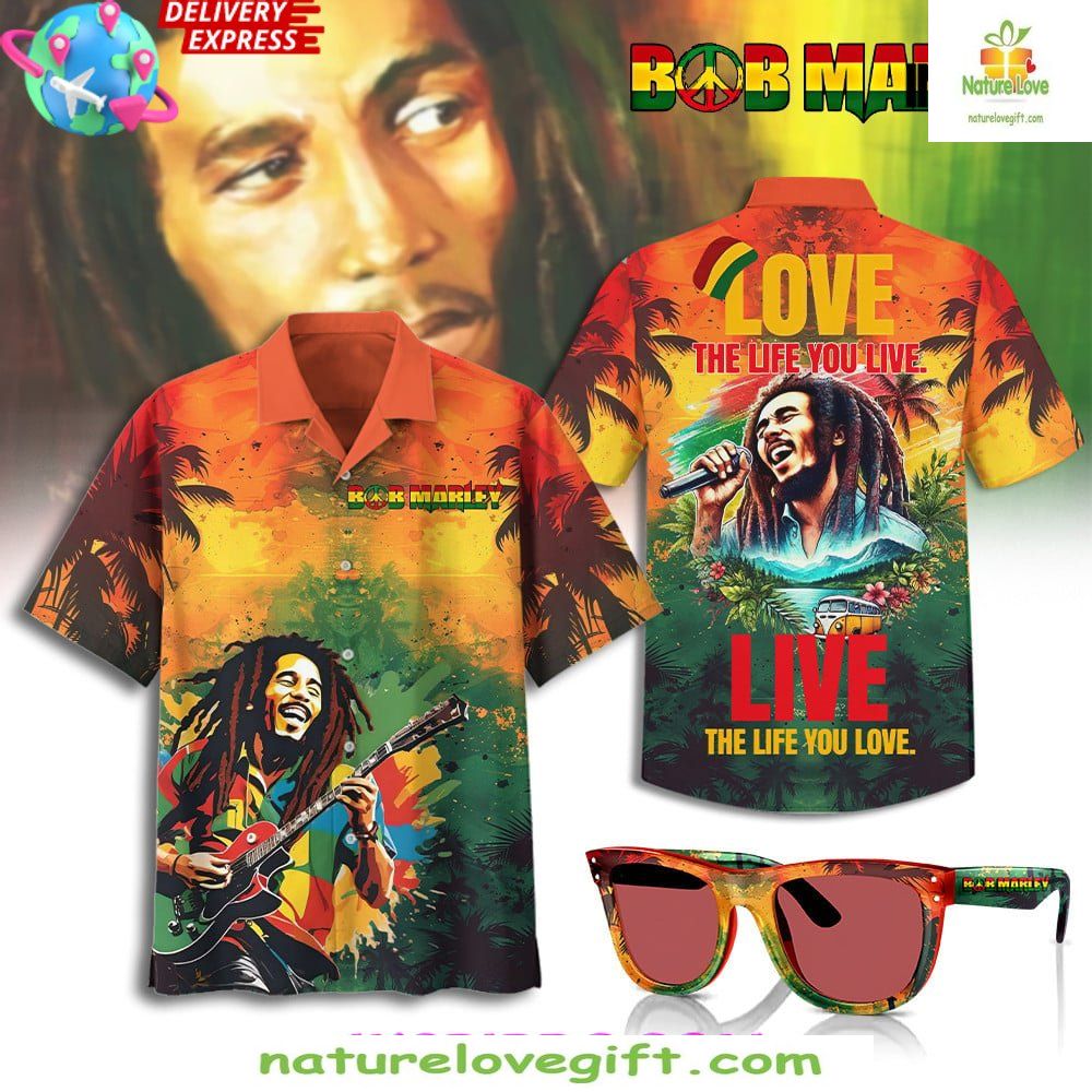 Reggae Vibes Bob Marley Hawaiian Shirt Limited Edition