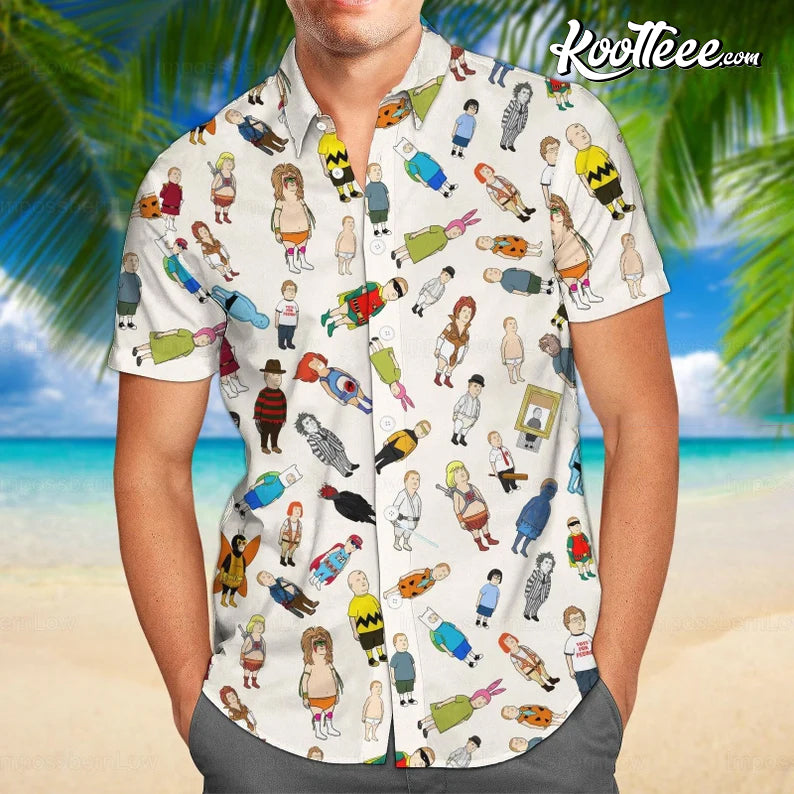 Bobby Hill King Of the Hill Hawaiian Shirt And Shorts