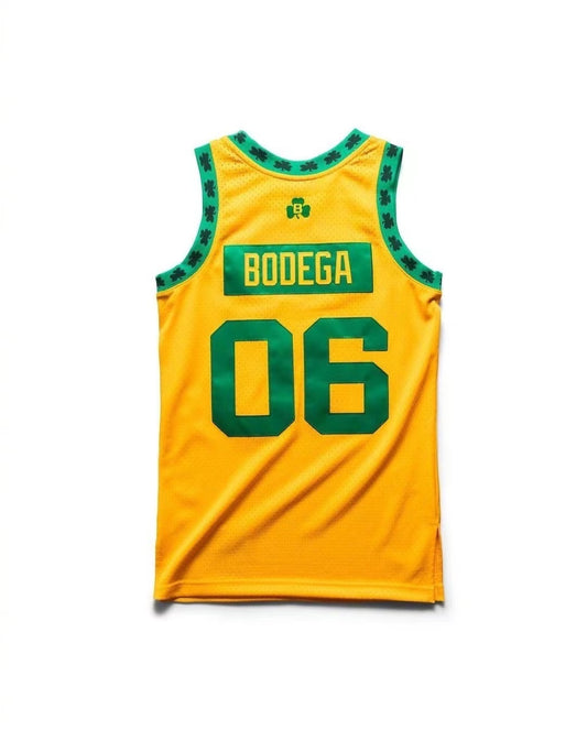 Bodega x mitchell&ness “Worldwide Respect” Collaboration Celtics 06 Yellow Embroidered Style 1_1