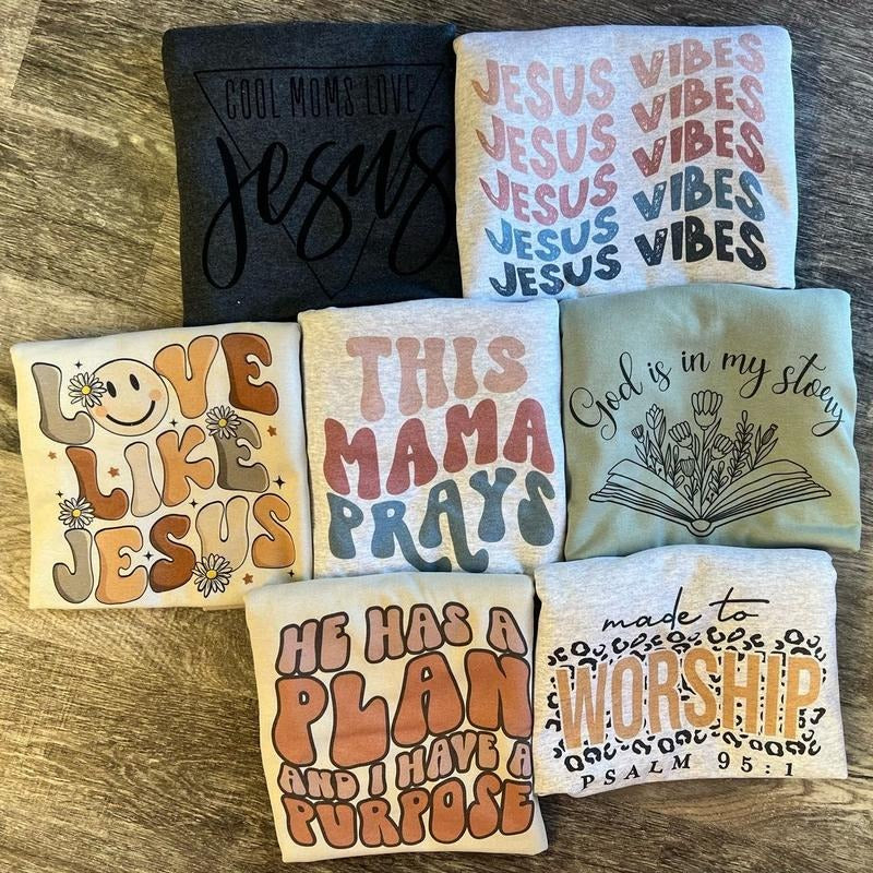 Boho Christian SWEATSHIRT COLLECTION T-Shirts, Hoodie | InkThreadWorks.com