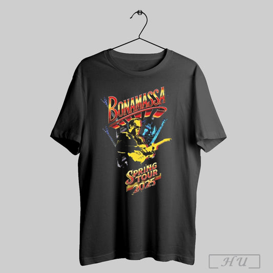 Bonamassa 2025 U S Spring Tour T Shirt