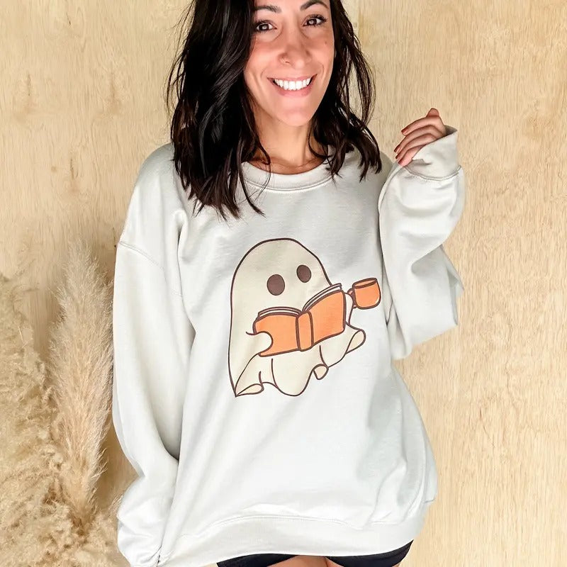 Book Ghost Graphic Top