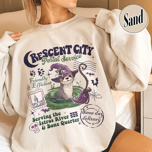 Bookish Comfort Color Shirt, Crescent City Postal Service Shirt, Read More Books Halloween Shirt, SJM Merch Shirt,...