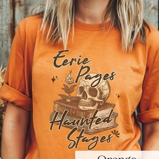 Bookish Halloween Shirt Spooky Funny Halloween Shirt, Halloween Reading Shirt, Halloween Book Lover Gift for Birthday...