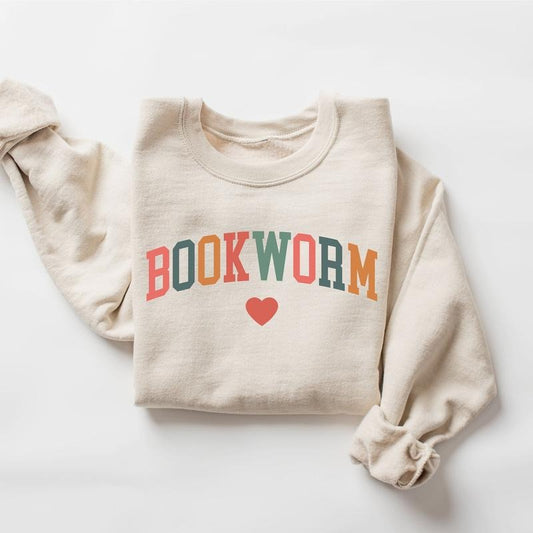 Bookworm Shirt, Cute Teacher Books Lover Sweatshirt, ESL Teacher Sweatshirt, Teacher Reading Sweat Hoodie