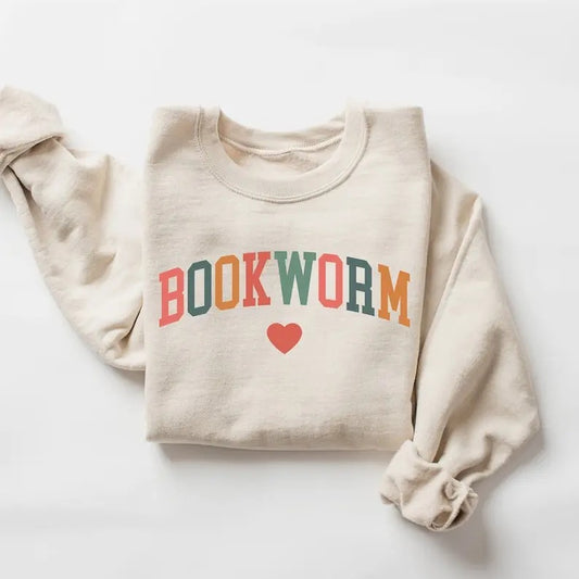 Bookworm Sweatshirt, Cute Teacher Books Lover Sweatshirt, ESL Teacher Sweatshirt, Teacher Reading Sweatshirt, Group...