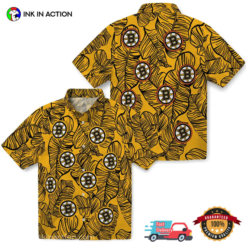 Boston Bruins GOAT Of Ice Hockey NHL Hawaiian Shirt