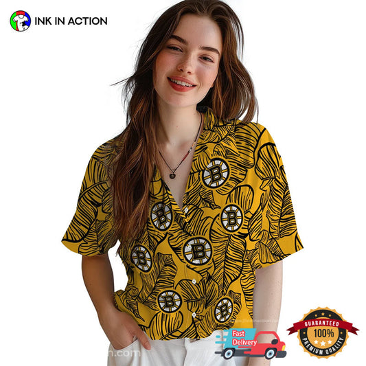 Boston Bruins GOAT Of Ice Hockey NHL Hawaiian Shirt