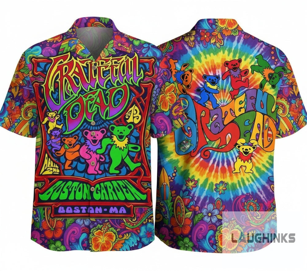 Boston Garden Grateful Dead Hawaiian Shirt
