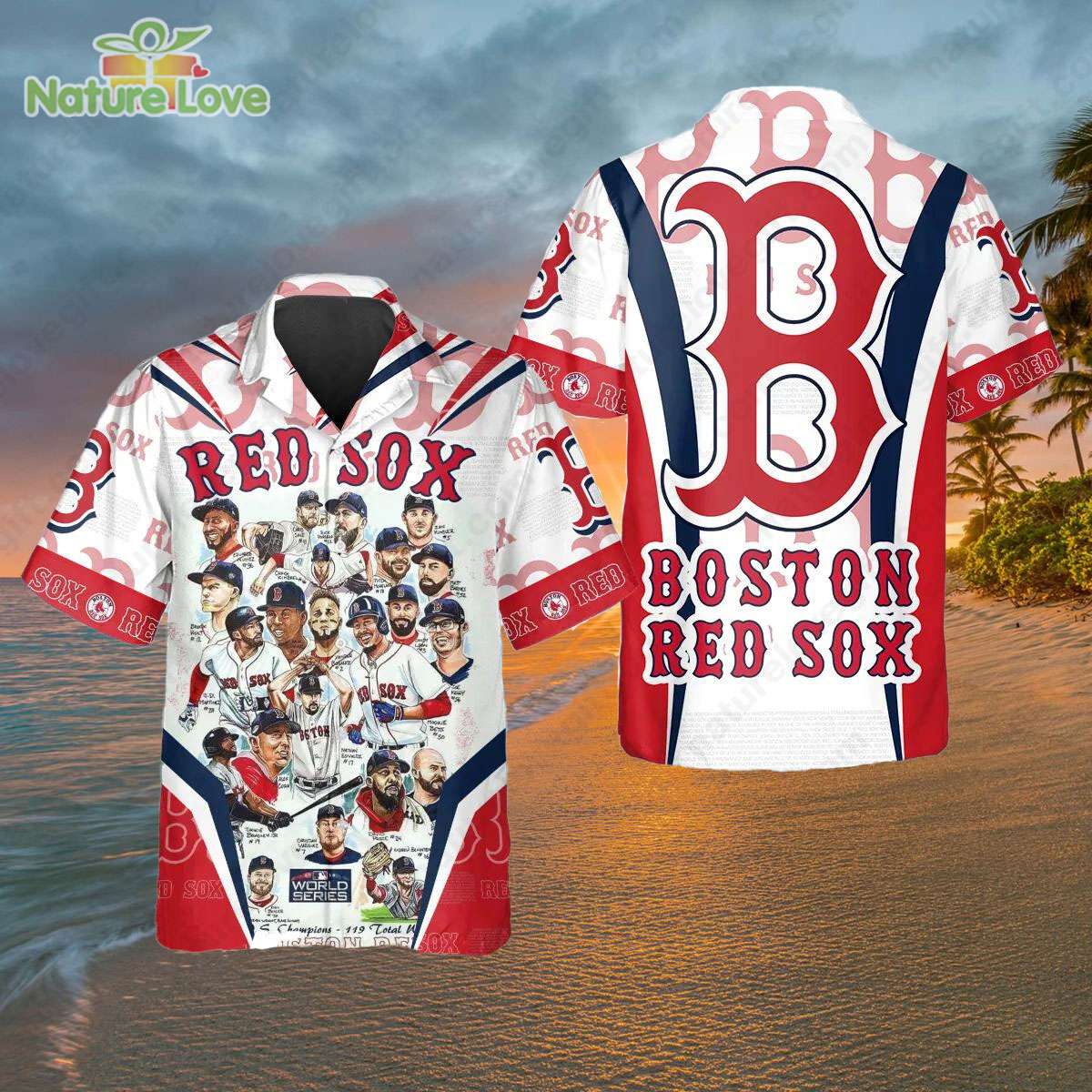 Boston Red Sox Champion Hawaiian Shirt MLB Gift for Fans