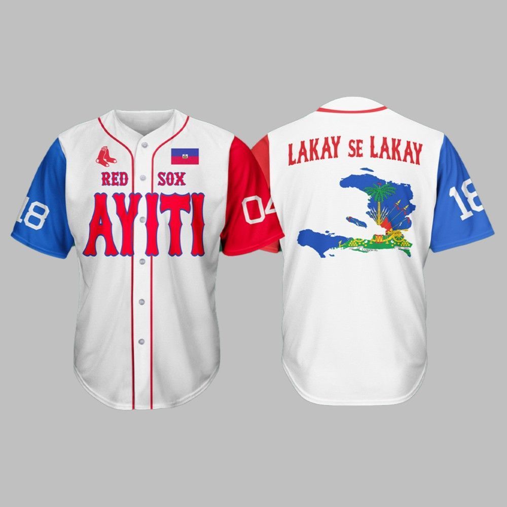 Red Sox Haitian Cultural Night Jersey Giveaway 2025 - Grishko.com