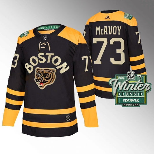 Boston Bruins #73 Charlie McAvoy 2023 Winter Classic Black