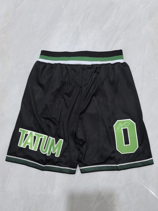 Boston Celtics Celtics Black Retro Shorts Style 5