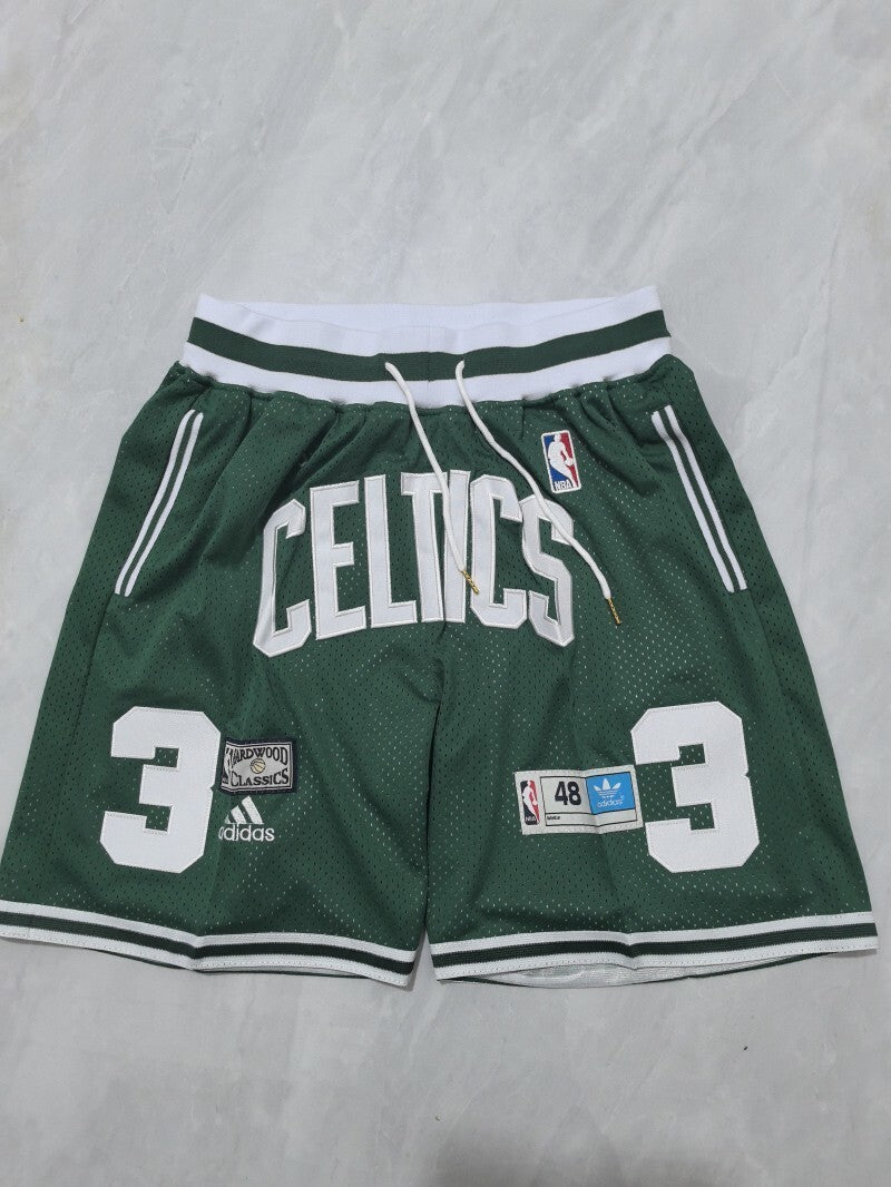 Boston Celtics Celtics Green Retro Shorts Style 2