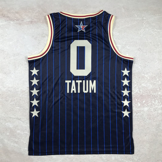 Boston Celtics #0 Jayson Tatum 2024 NBA All-Star Swingman Jersey Hot Press 24 All-Star Blue Hot Press S-XXL