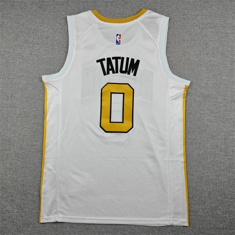 Boston Celtics #0 Jayson Tatum 26 0 White City Edition Style 1