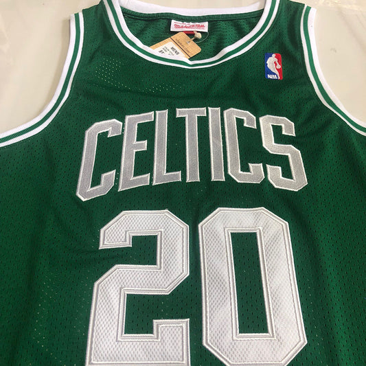 Boston Celtics #20 Ray Allen Authentic jersey green Style 5