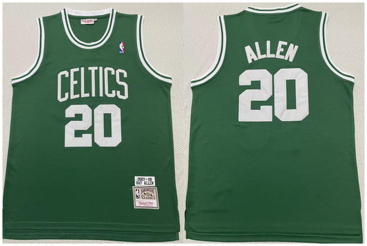 Boston Celtics #20 Ray Allen Celtics 20 # 2007-08 Classic Retro Jersey Style 2