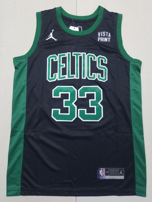Boston Celtics #33 Larry Bird Celtics 33 Black s-xxl Style 2