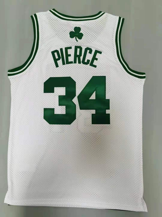 Boston Celtics #34 Paul Pierce Celtics 34# Retro - White Style 1