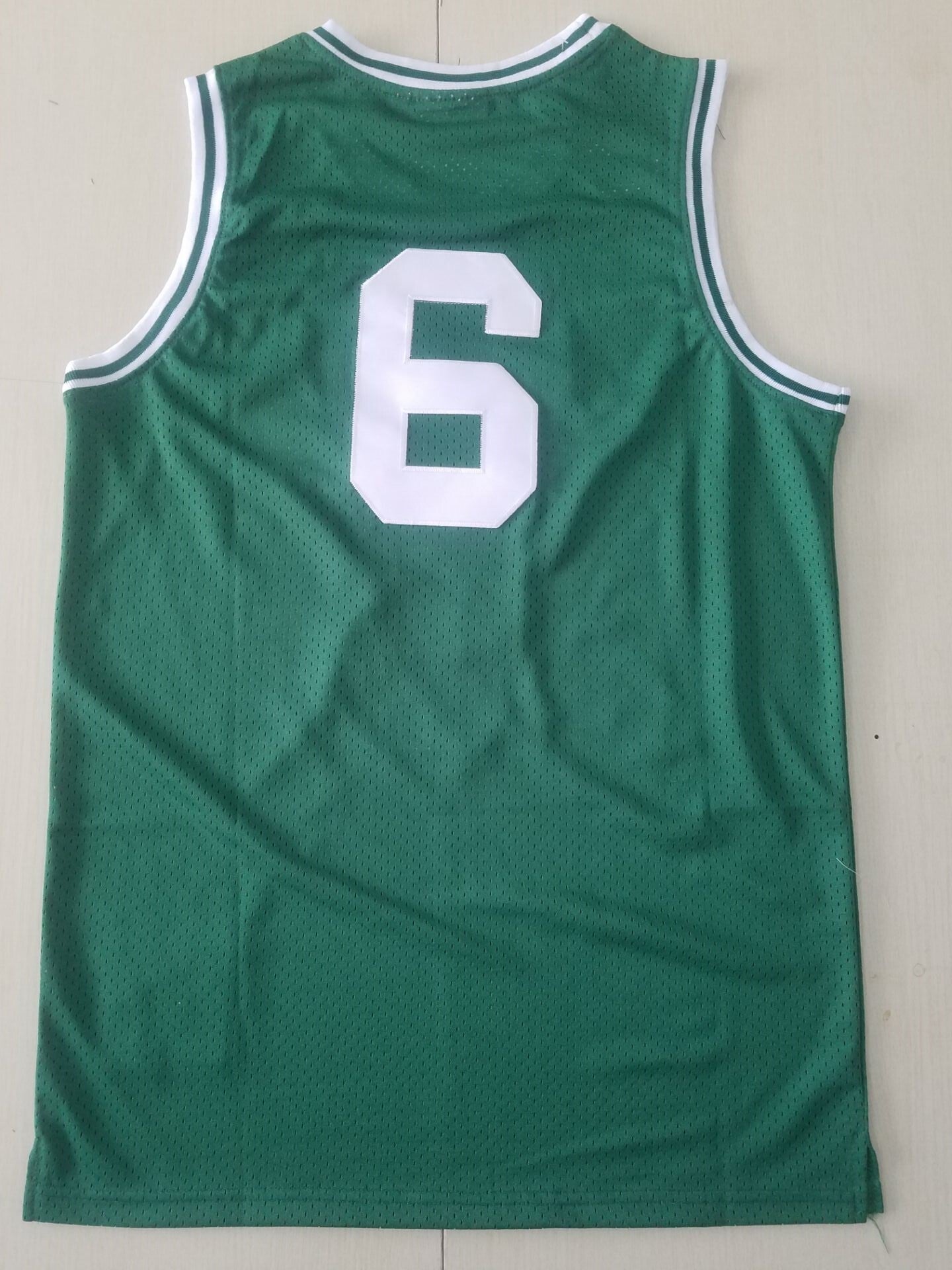 Boston Celtics #6 Bill Russell Celtics 0 Green S-XXL Style 1