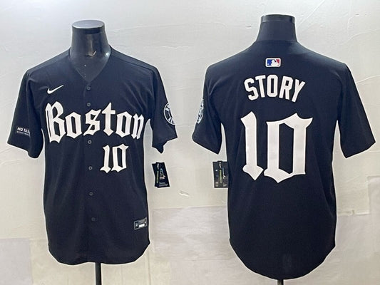Boston Red Sox #10 Trevor Story Red Sox 5 Collaboration