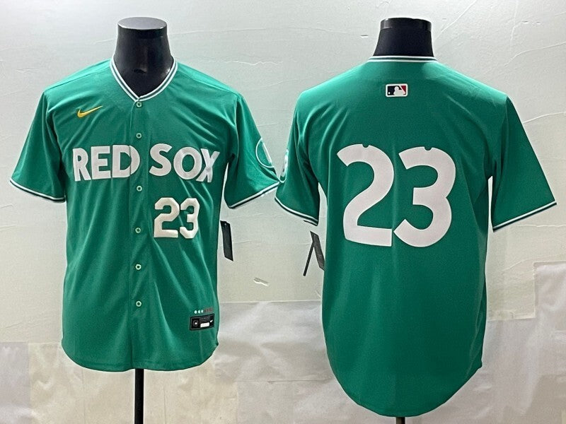 Boston Red Sox #23 Luis Tiant Red Sox Collaboration Style 2
