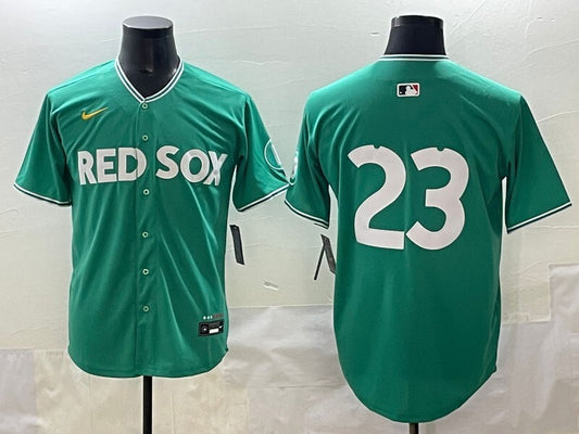 Boston Red Sox #23 Luis Tiant Red Sox Collaboration Style 3