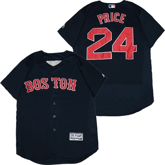 Boston Red Sox #24 David Price Red Sox 24 Blue Elite